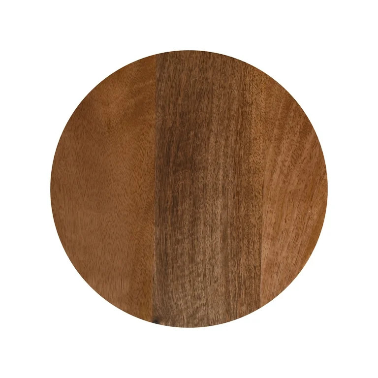 Ox Bay Adelaide Round Marble and Wood Drink Table, Gold, Solid Contemporary Accent Table, 10" x 1... | Walmart (US)