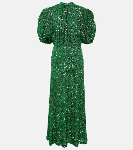 Sequined puff-sleeve maxi dress | Mytheresa (US/CA)