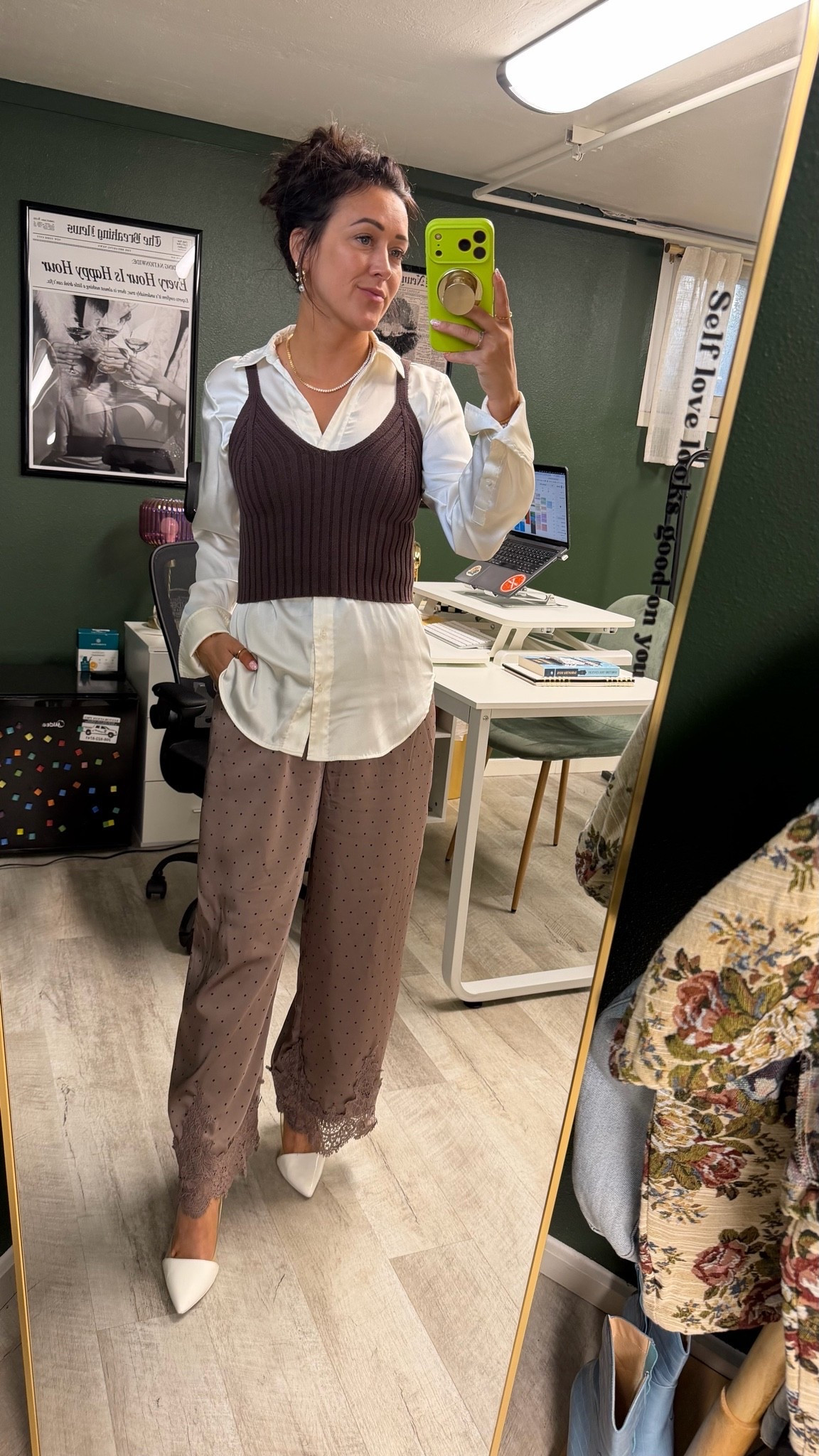 Bohme polka dot satin and lace pants

#LTKdayinmylife #LTKWorkwear #LTKPetite