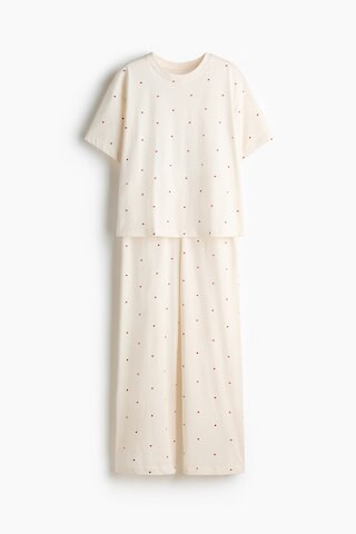 H & M - Cotton Pajamas - White | H&M (US + CA)