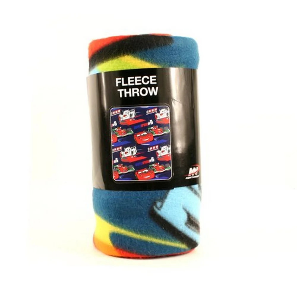 Pixar Cars World Grand Prix 50" x 60" Fleece Throw Blanket | Walmart (US)