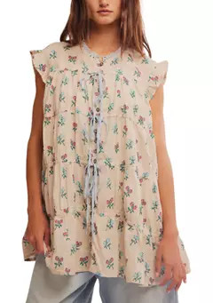 Sundown Print Tunic Dress | Belk