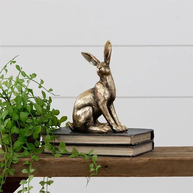 Sitting Bunny Statue | Antique Farm House