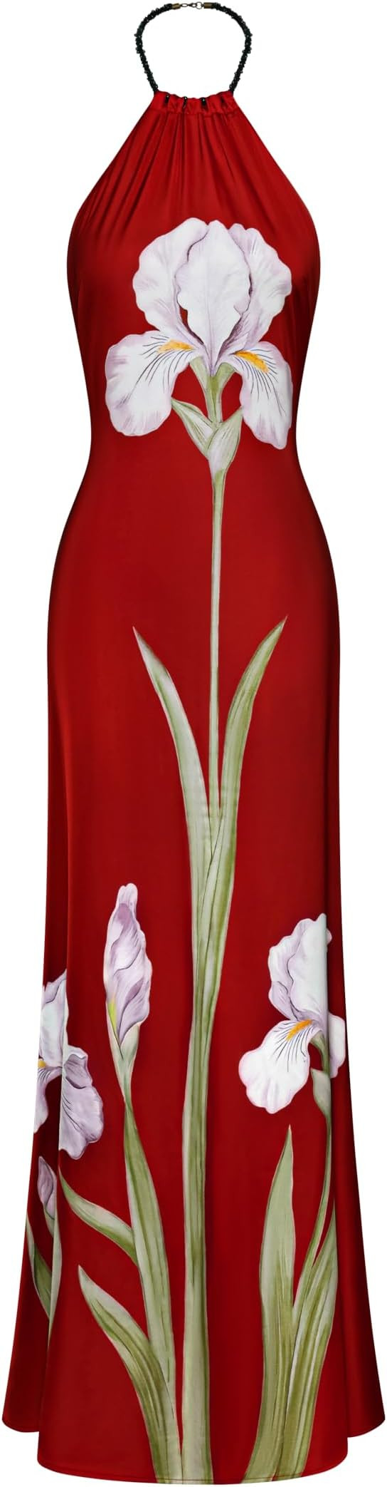 JW PEI Women's Iris Floral Print Halter Maxi Dress | Amazon (US)