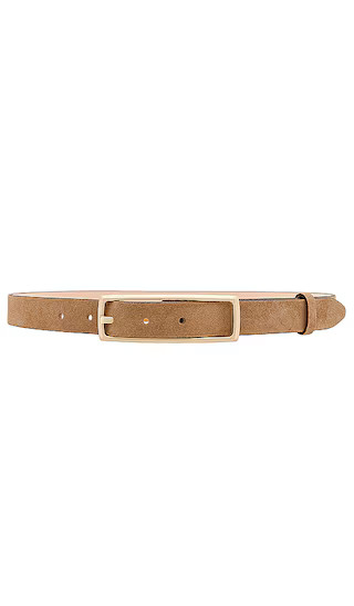 Small Rebound Texture Belt in Camel Suede | Revolve Clothing (Global)