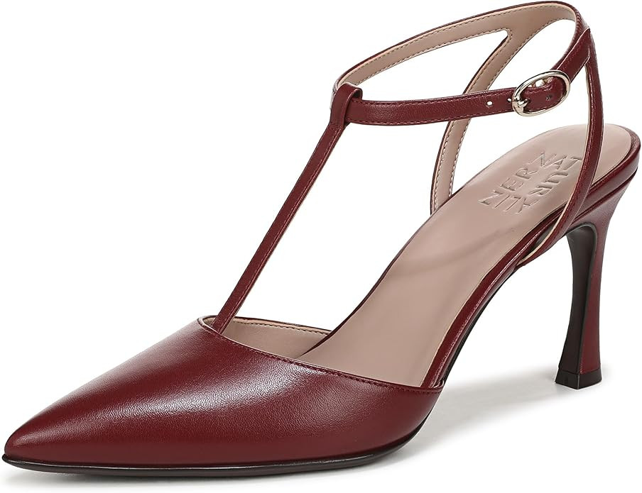 Naturalizer Women's Astrid Pointed Toe T-Strap Pump | Amazon (US)