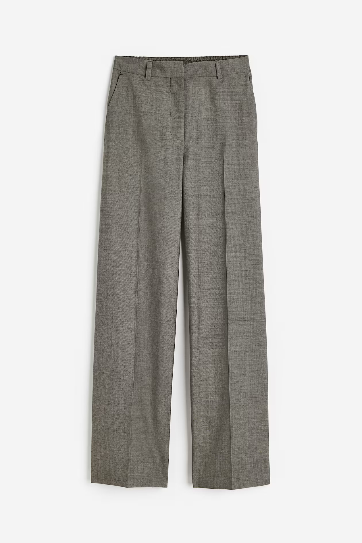 Elegante Hose aus Wolle - Grau - Ladies | H&M AT | H&M (DE, AT, CH, NL, FI)