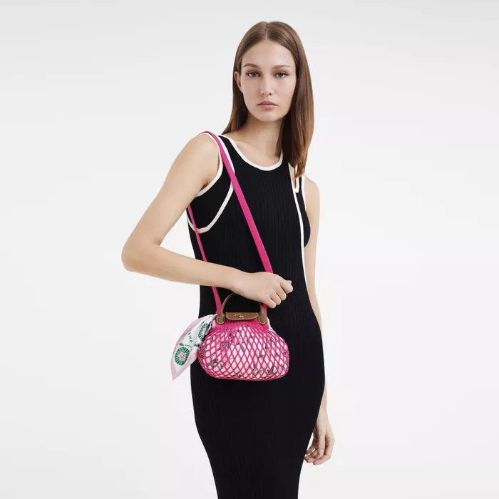 Mesh bag XS Le Pliage Filet Pink … curated on LTK
