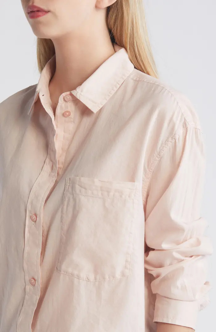 Treasure & Bond Cotton Voile Button-Up Shirt | Nordstrom | Nordstrom