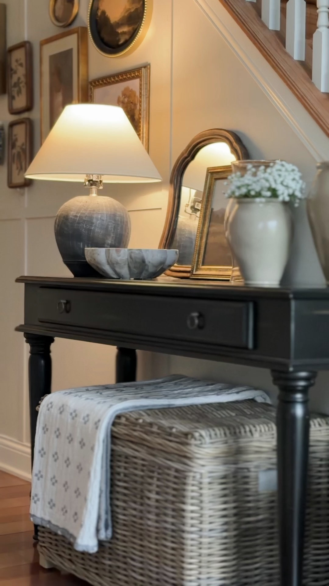 If you’re looking for an affordable table lamp, this is the one!. It comes in two sizes. I have the smaller one. Looks like it should be 10 times the price.

#LTKSeasonal #LTKHome #LTKSaleAlert