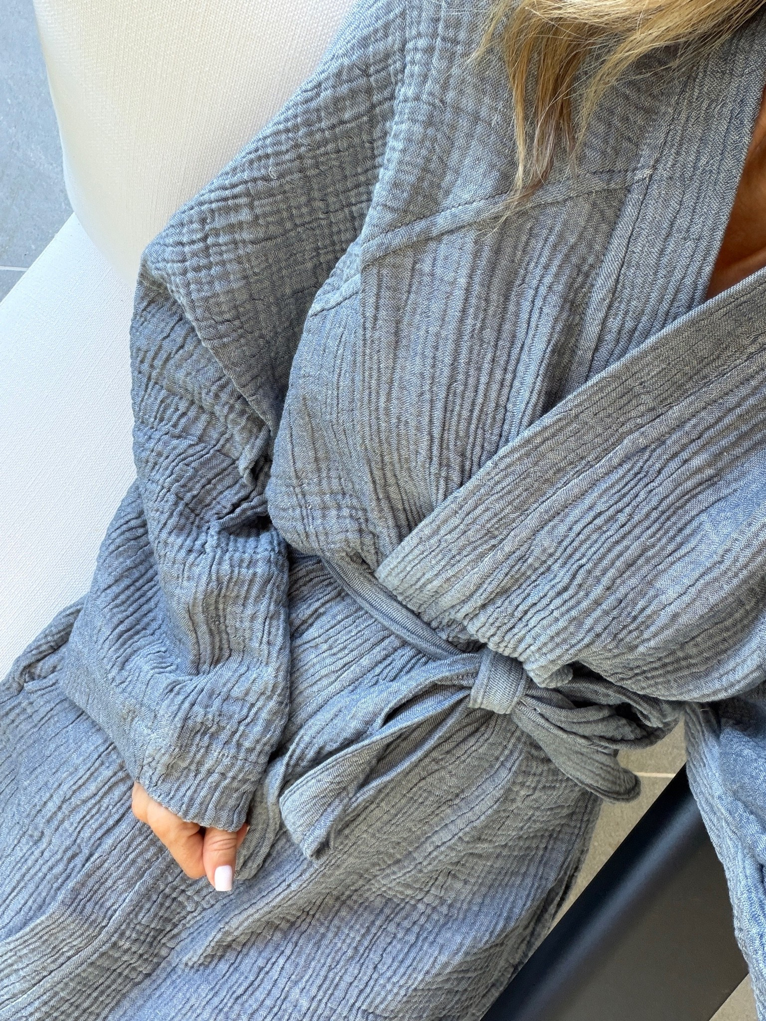 ￼ Lightweight enough for us, southern girls, water, absorbing double gauze that’s cozy and makes you feel like you’re at a spa! ￼ It’s a lot of fabric to snuggle in!  
DISCOUNT CODE HB25 25% off site 
@The Loomia

#LTKgrwm #LTKOver40