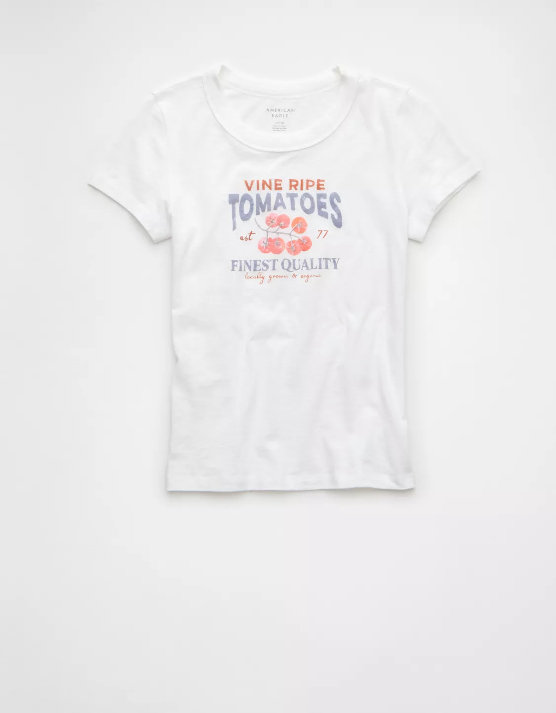 AE Food Graphic Hey Baby Tee | American Eagle Outfitters (US & CA)