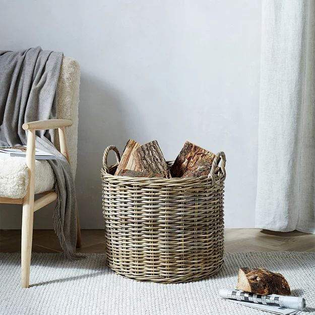 Kubu Log Basket | The White Company (UK)
