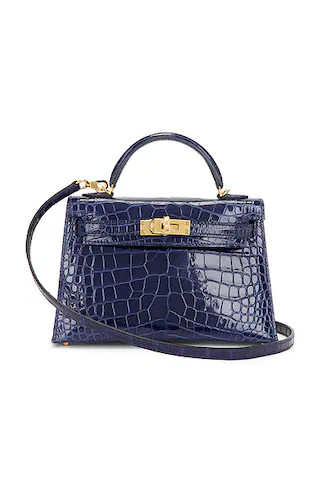 Hermes Alligator Kelly 20 Sellier Handbag | FWRD 