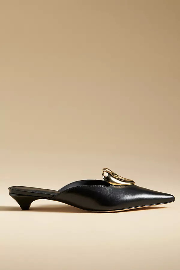 Maeve Heart Mule Heels | Anthropologie (US)