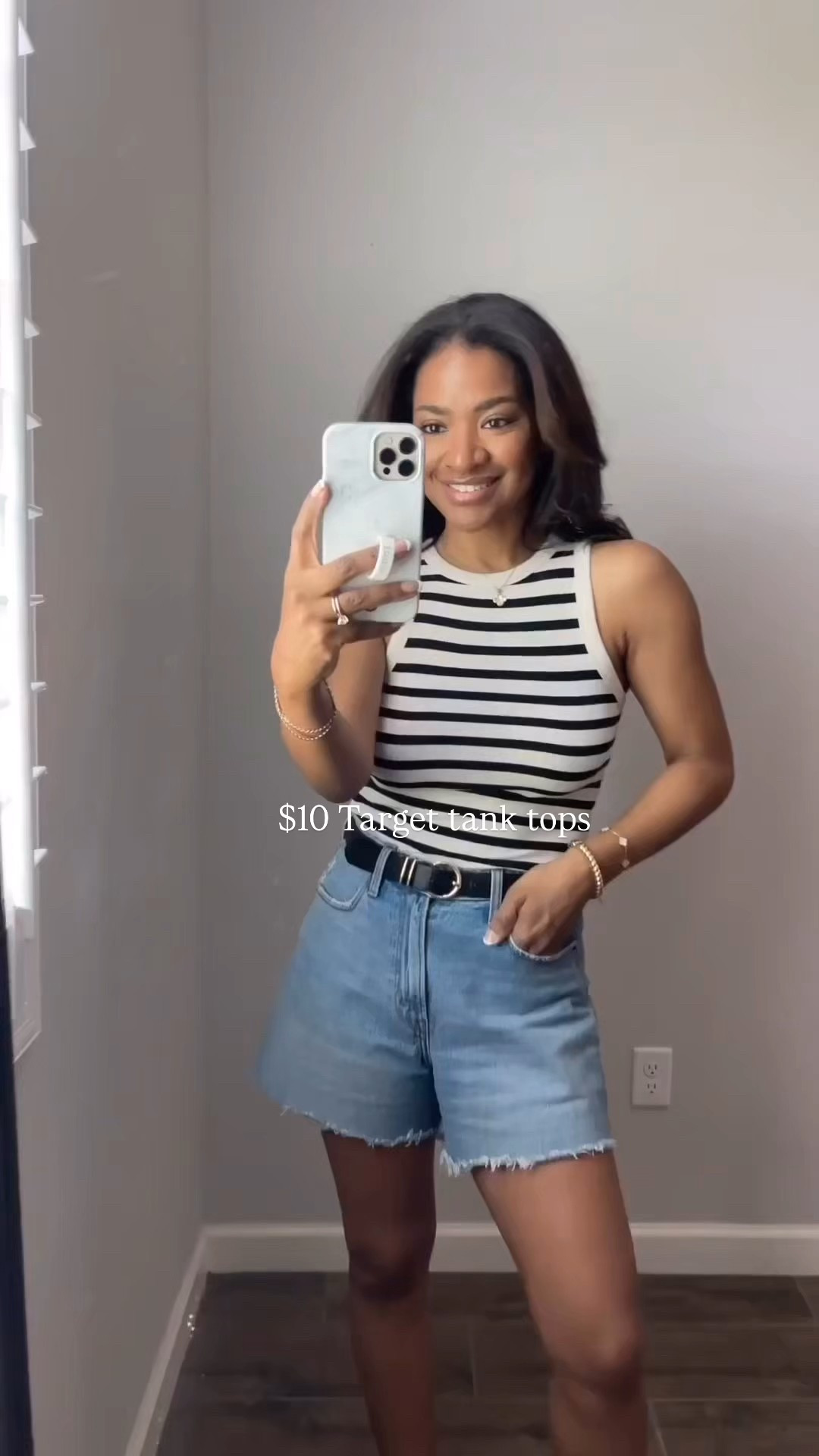 $8.00 Target tank that is a Summer essential! I’m wearing a small in these. So many ways you can wear and style them! 

#ltkfindsunder50 #ltkstyletip #ltkfindsunder100

