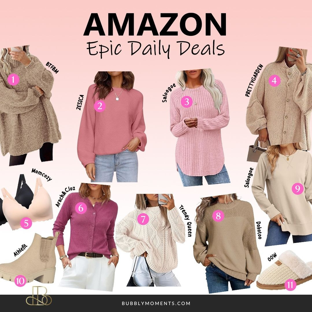 Today’s Women’s Epic Daily Deals are here and they are too good to scroll past. ✨ From everyday wardrobe staples to elevated must-haves you’ll reach for again and again, this curated Amazon find list is all about making daily style easy, comfortable, and effortlessly chic. Whether you’re refreshing your closet, upgrading your everyday essentials, or looking for versatile pieces that work from morning errands to casual nights out, these picks deliver style without the stress.
Think cozy loungewear, flattering basics, trendy accessories, beauty favorites, and practical finds every woman loves to keep on rotation. These are the kinds of pieces that sell out fast, so if something catches your eye, don’t wait too long. Save this post, tap to shop, and check back daily for new epic finds you won’t want to miss. Your future outfits will thank you. 💕
#LTKBeauty #LTKselfcare #LTKootd #EpicDailyDeals #AmazonFinds #WomenFinds #AmazonFashion #AmazonMustHaves #EverydayStyle #WomensFashion #TrendingNow #StyleInspo #ClosetEssentials #FashionFinds #OnlineShopping #ShopTheLook #CasualStyle #DailyOutfits #InfluencerFinds 

 