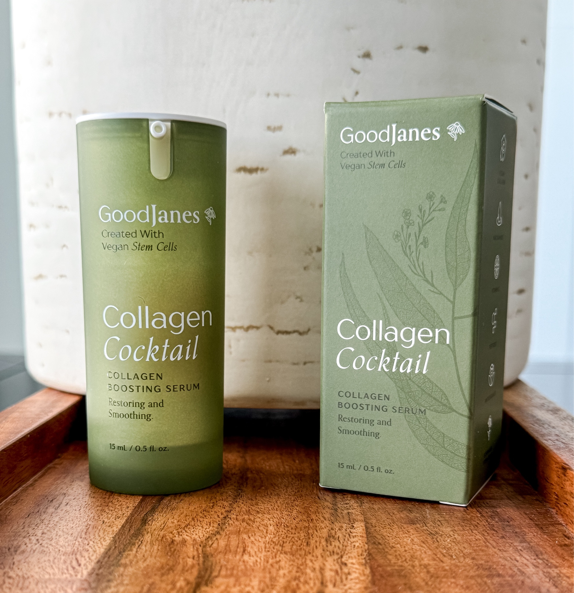 Adding this “Botox in a bottle” to my skincare routine. 
This anti-aging serum uses advanced stem cell technology along with vegan collagen, vitamin C, niacinamide, peptides, and antioxidants to support an improved skin texture and rejuvenated appearance.

Collagen Cocktail • Botox in a Bottle • Skincare • Anti Aging • Beauty

#collagencocktail #botoxinabottle #beauty #skincare #beautymusthave #goodjanes #goodjanesbeauty 

#LTKfindsunder100 #LTKbeauty #LTKover40