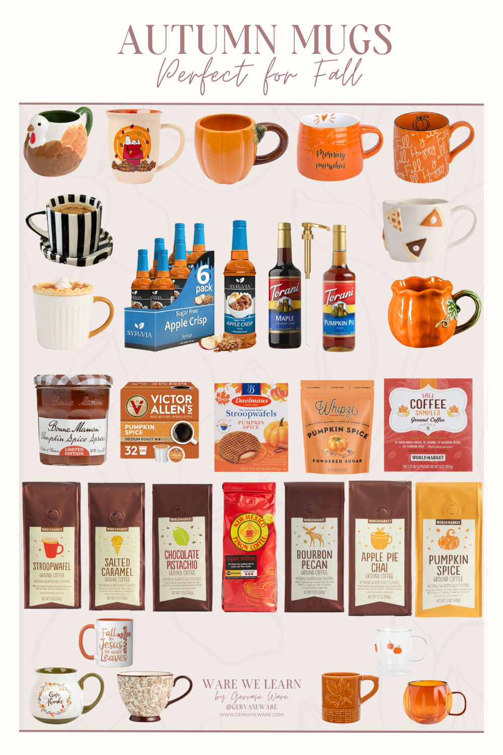AUTUMN MUGS Perfect for Fall

                               
 

 #LTKSeasonal #LTKHome #LTKSaleAlert