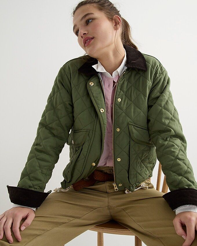 Limited-edition new cropped quilted Barn Jacket™ | J.Crew US