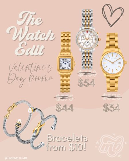 The Watch Edit’s Valentine’s Day promo is UNREAL. The quality of these pieces is top notch, and they are excellent look-a-likes for top designer brands!

#LTKsalealert #LTKGiftGuide #LTKstyletip