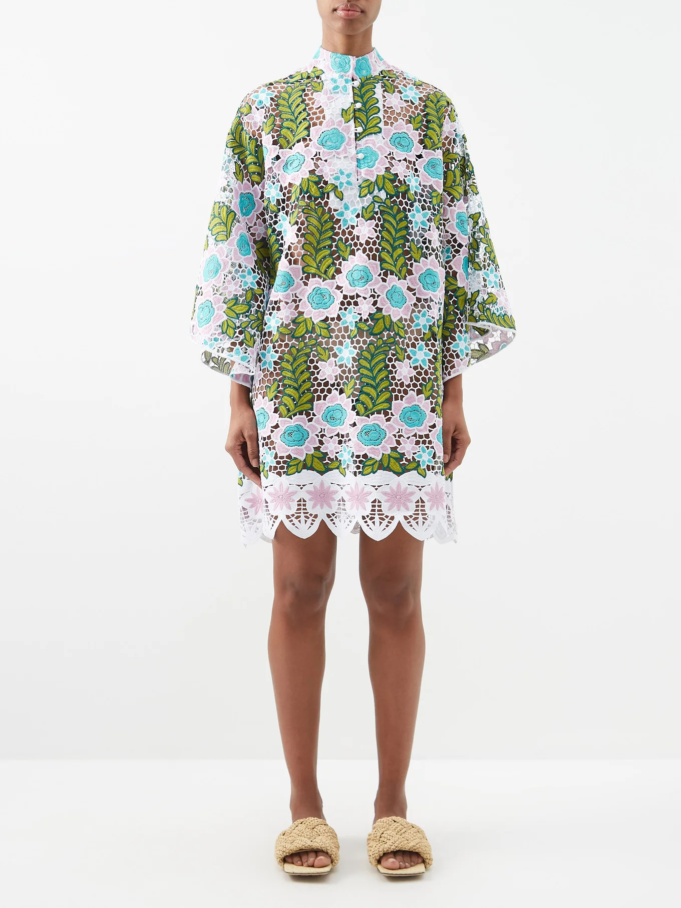 Floral guipure-lace kaftan | La Vie Style House | Matches (US)