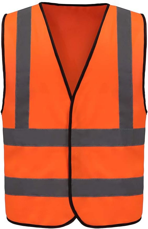 AYKRM 12 colour High visibility viz vest hi vis viz reflective work construction safety vest (XS-... | Amazon (US)