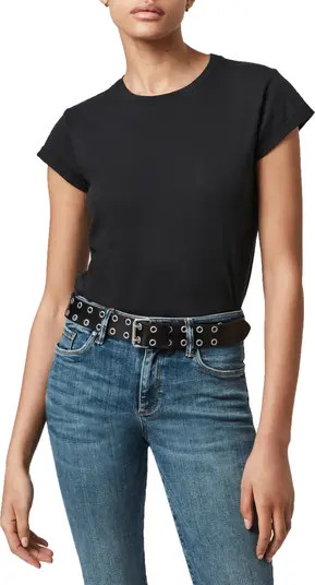 Anna Cuff Sleeve Cotton T-Shirt | Nordstrom