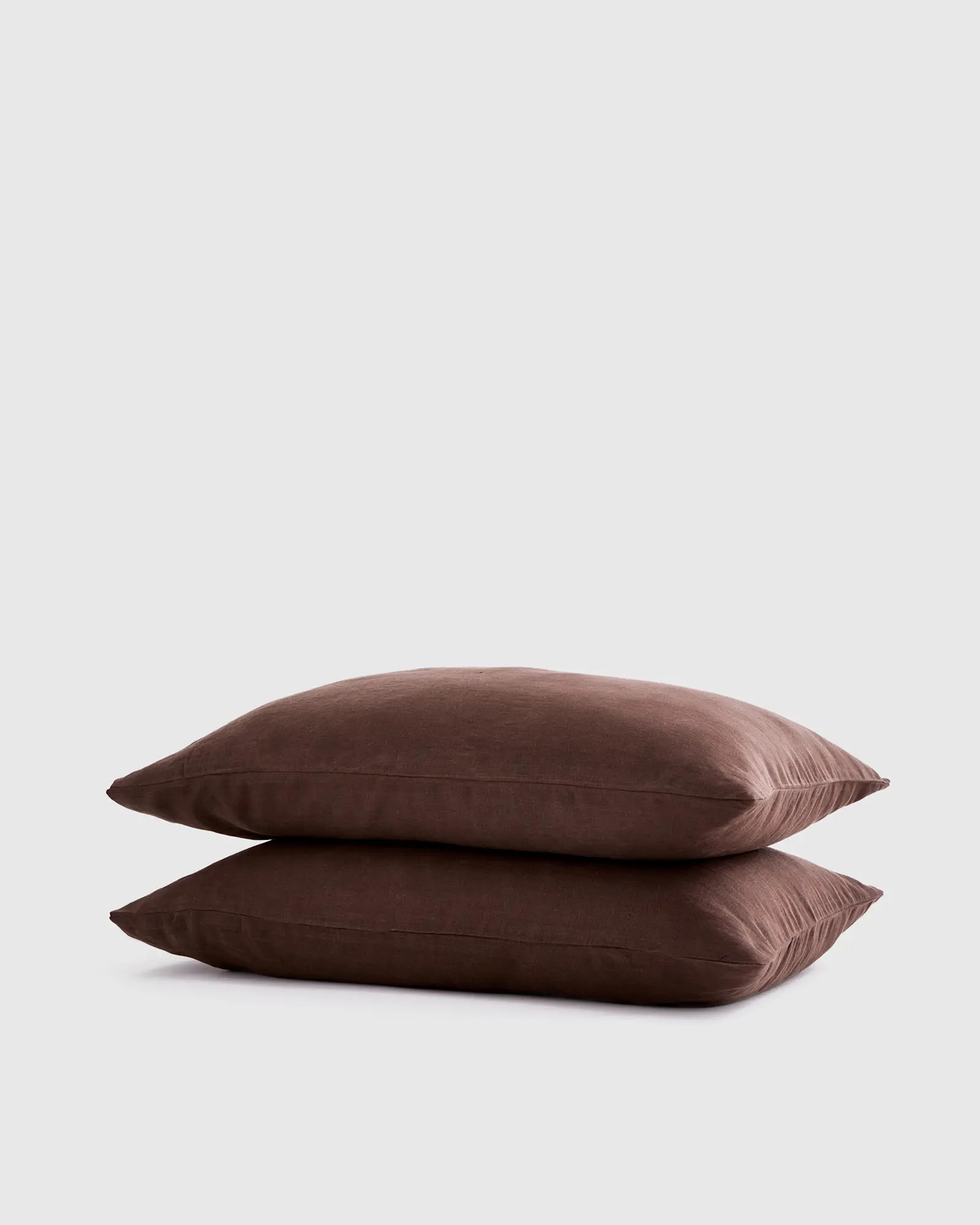 European Linen Pillowcase Set in Espresso | Quince