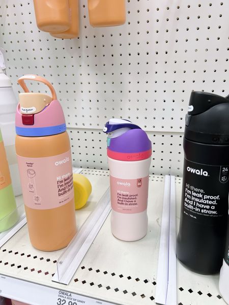 Owala water bottles! Love these - especially since they have both a straw and a spout top lid!

#owala #target #waterbottle #home #office #travel 

#LTKhome #LTKworkwear #LTKxTarget