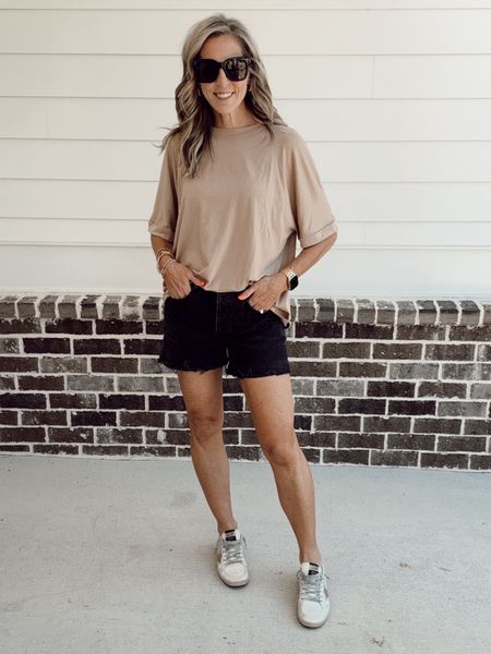 Women’s oversize casual basic tee - todays daily deal $15 comes in over 20 colors // pair it with any bottom // denim shorts linked here  

#LTKFindsUnder50 #LTKStyleTip #LTKSummerSales