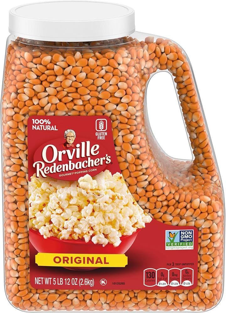 Orville Redenbacher's Original Gourmet Yellow Popcorn Kernels, 5 Pound, 12 Ounce | Amazon (US)