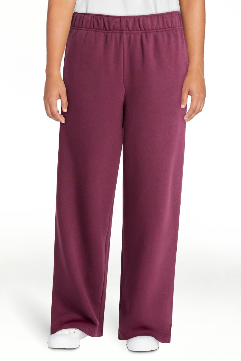 No Boundaries Soft Fleece Wide Leg Pants, 30” Inseam, 1 or 2-Pack, Women’s XXS-4X | Walmart (US)