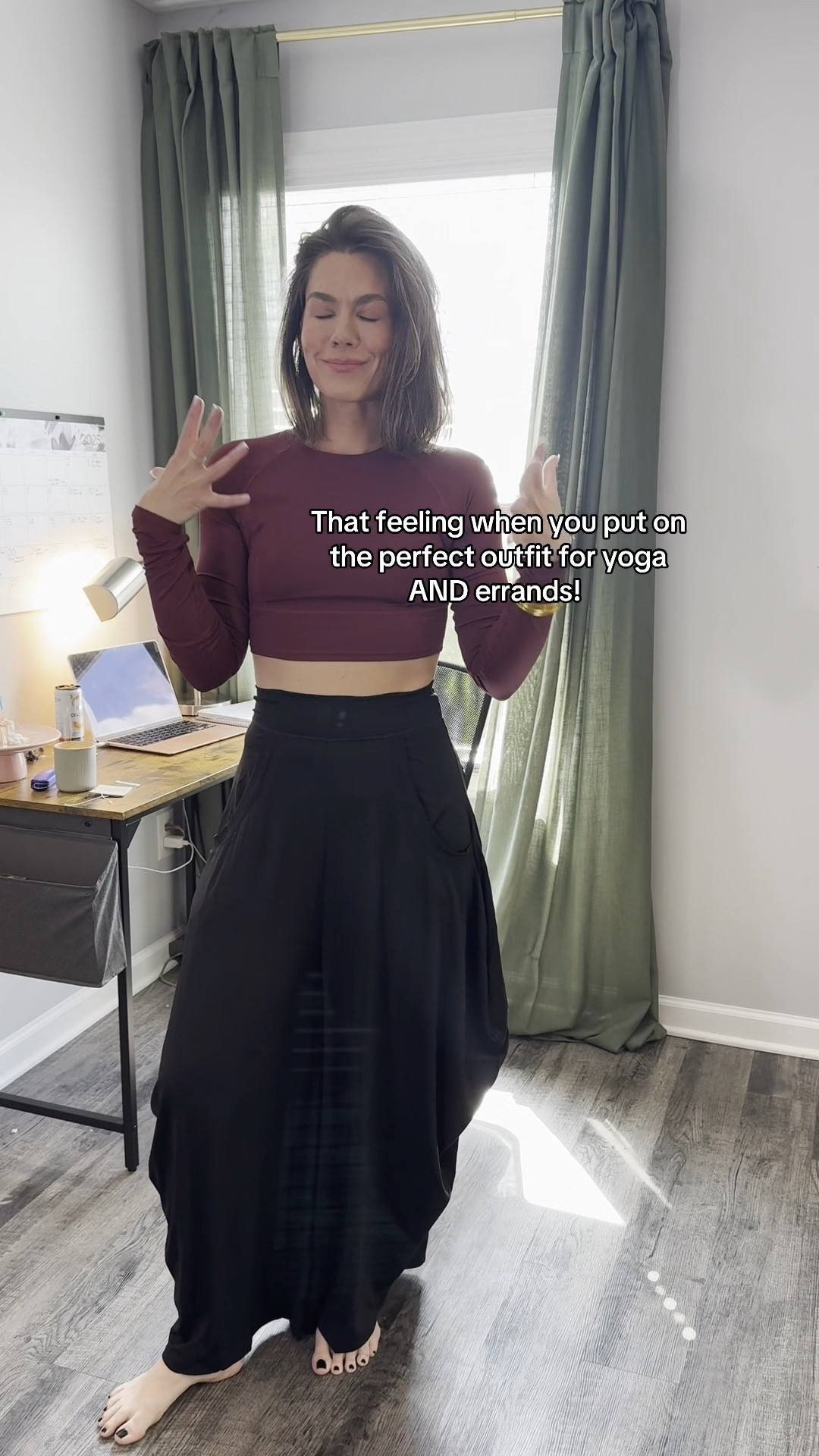 Size small in pants medium in top! 