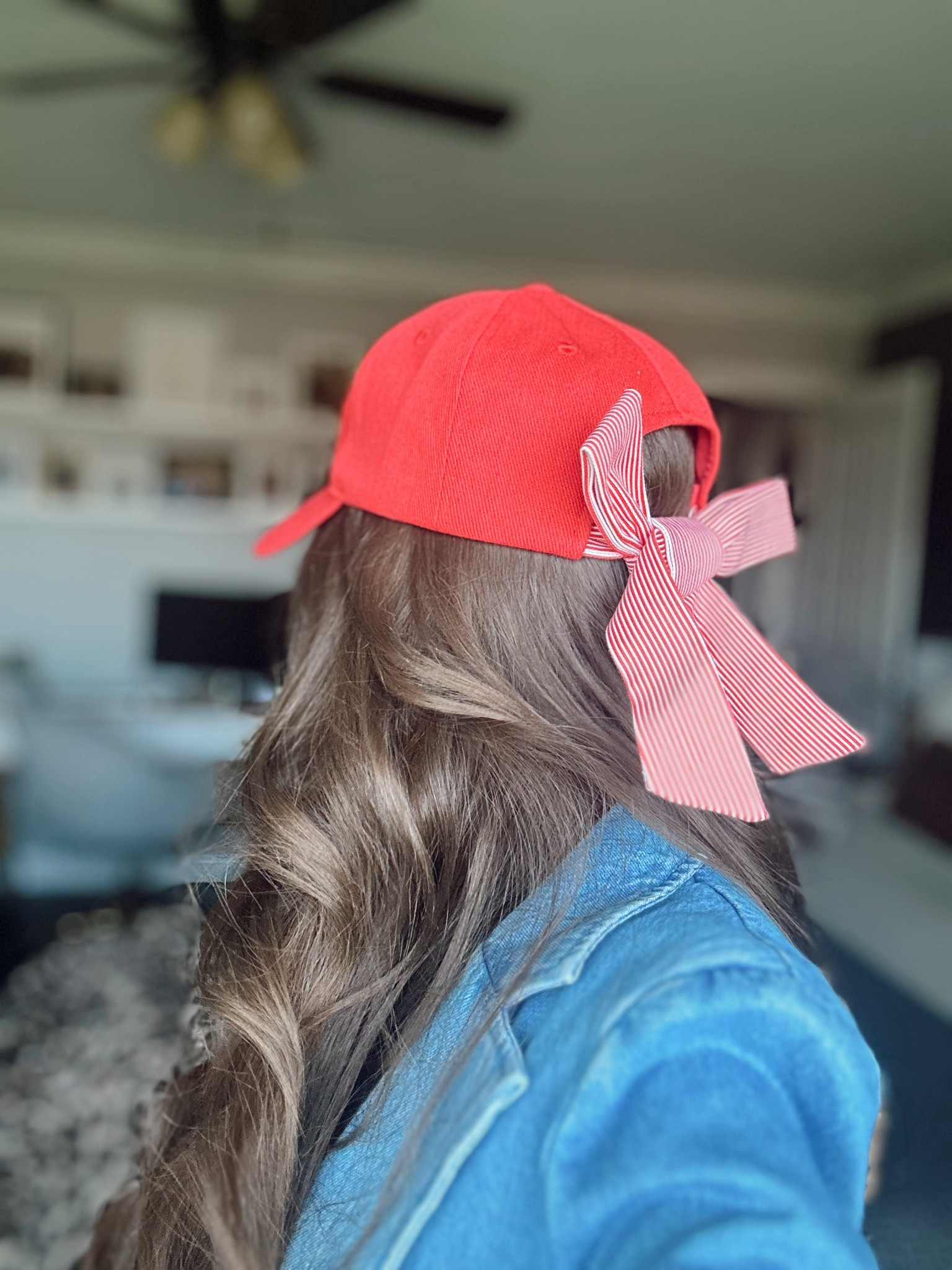 Walmart patriotic bow hat 