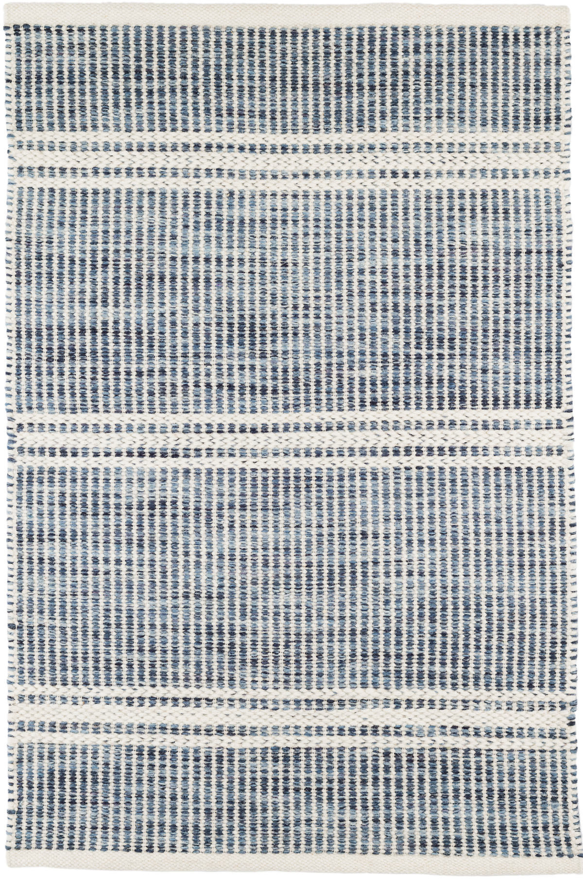 Malta Blue Woven Wool Rug | Dash &amp; Albert | Annie Selke