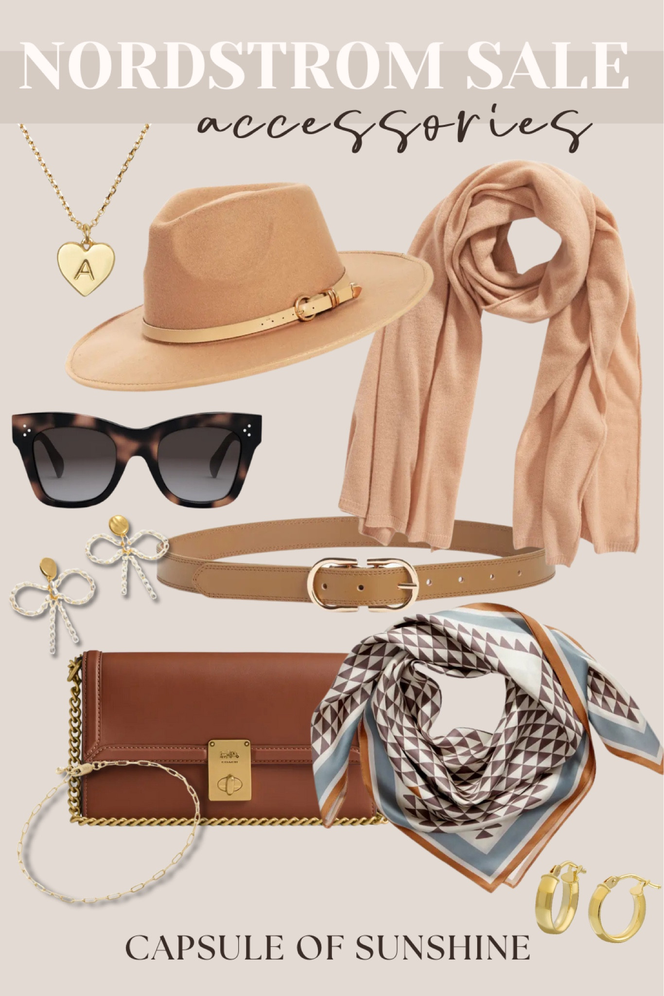 **Nordstrom Anniversary Sale Early Access has begun!** Starting today, July 10, Icons & Ambassadors now have access to shop. The sale will open to Influencers tomorrow, and everyone else on July 15. Be sure to start your Wish List now if you haven’t already and pull the trigger if you have early access! Several items are already starting to sell out!

If anything you want is currently sold out, you can receive restock alerts on the Nordstrom app!

**Nordstrom Anniversary Sale Accessories Picks**

Nordstrom Anniversary Sale | Accessories | Gorjana Parker Heart Necklace | Madewell Packable Braided Fedora | Treasure & Bond Cashmere Scarf | Le Specs Air Heart 51mm Sunglasses | Kate Spade Bow Earrings | Halogen Leather Belt | Tory Burch Robinson Leather Wallet | Treasure & Bond Geometric Silk Scarf | Nordstrom 14K Gold Hoop Earrings | Capsule of Sunshine | NSALE

#NordstromAnniversarySale #Accessories #Gorjana #Madewell #TreasureAndBond #LeSpecs #KateSpade #Halogen #ToryBurch #FashionDeals #CapsuleOfSunshine #NSALE #WardrobeEssentials #SaleAlert #FallFashion #ltkpicks

#LTKSaleAlert #LTKxNSale #LTKSummerSales