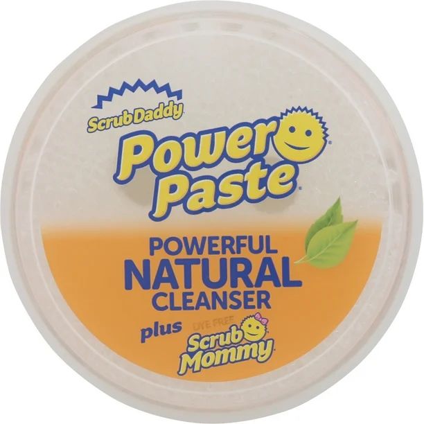 Scrub Daddy PowerPaste All Purpose Cleaning Paste Kit, All-Natural Cleanser + Dye Free Scrub Momm... | Walmart (US)