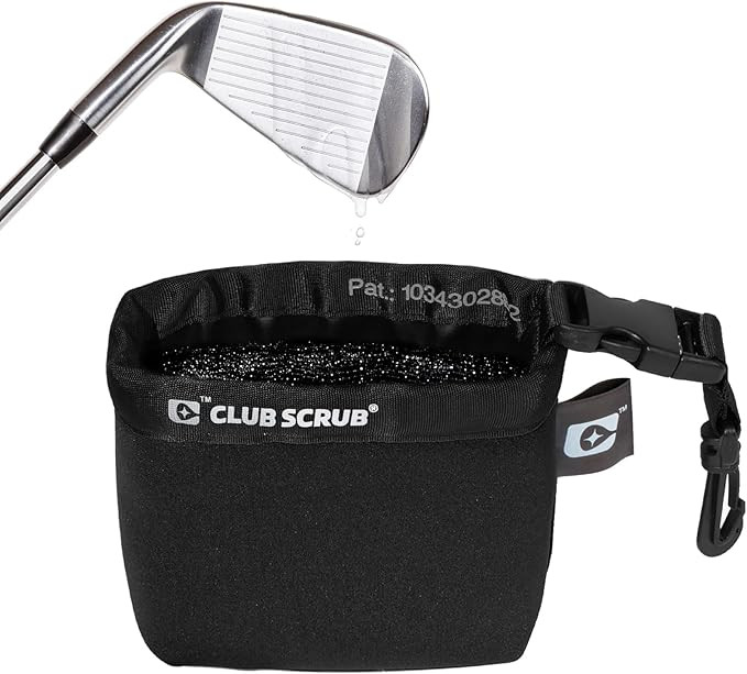 Club Scrub Golf Club and Golf Ball Cleaning Bag, Waterproof Clean Face Technology Liner, Detachab... | Amazon (US)