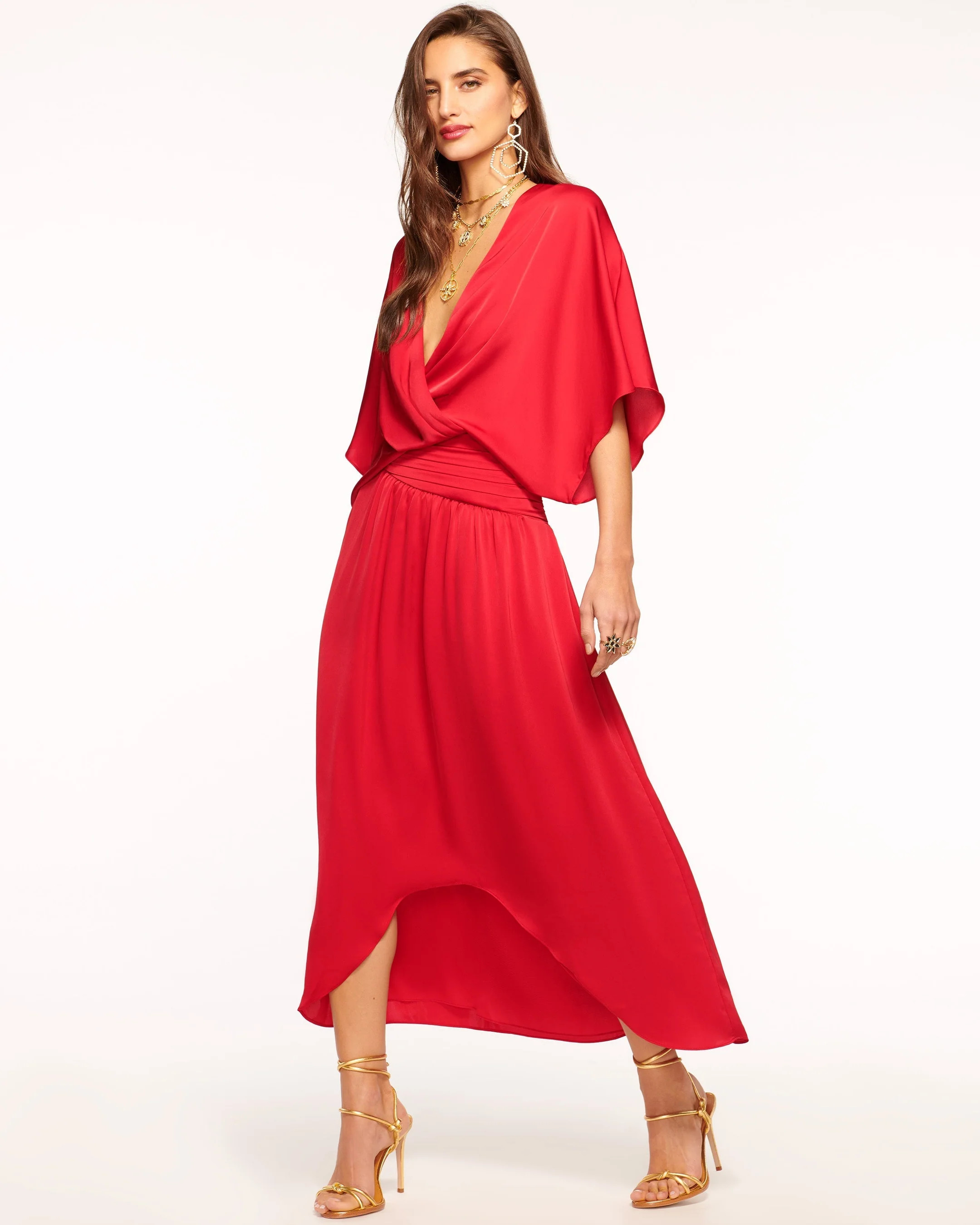 Adiel Wrap Midi Dress | Ramy Brook