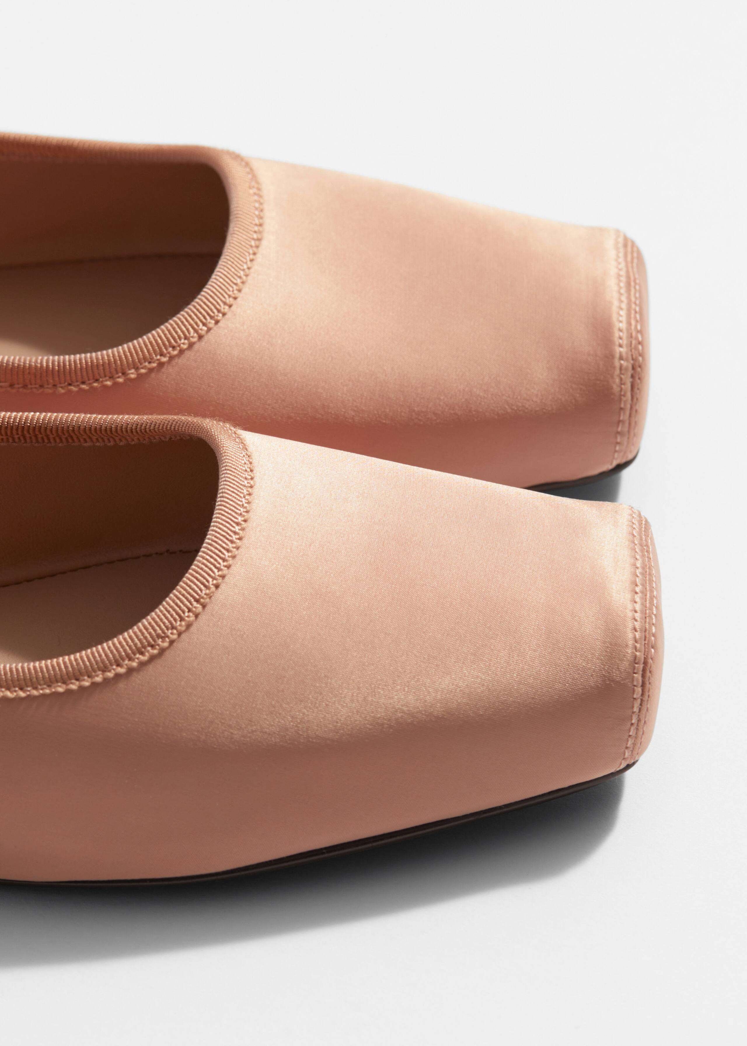 Square-Toe Ballet Flats - Dusty pink - & Other Stories BE | & Other Stories EU