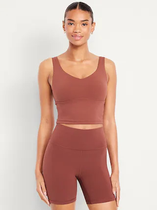 StudioSmooth Seamed Longline Top | Old Navy (US)