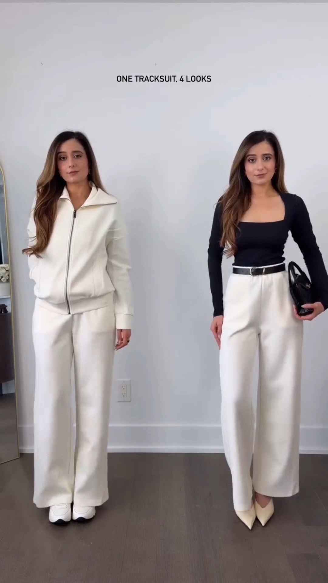 One Tracksuit, 4 ways to Style. I think I have found the coolest track suit ever!!! So cool yet stylish without being bulky. The pants are so chic that they can also be worn as workwear! OBSESSED! 

#stylingtips #styleinspo #amazonfinds #athleisurewear #hack

#LTKootd #LTKgrwm #LTKfitnessgoals