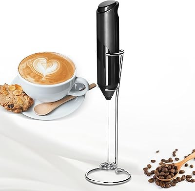 Zulay Powerful Milk Frother Handheld Foam Maker for Lattes - Whisk Drink Mixer for Coffee, Mini F... | Amazon (US)