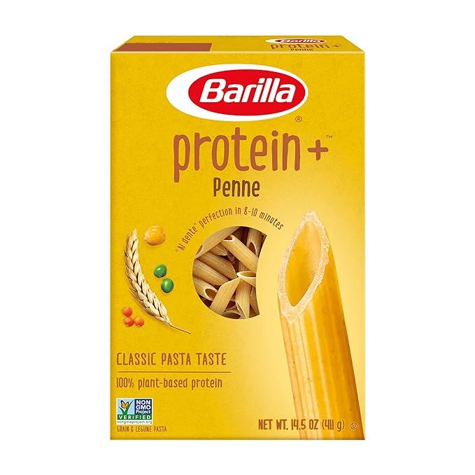Barilla Protein Plus Penne, Grain and Legume Pasta, 14.5 Oz | Amazon (US)