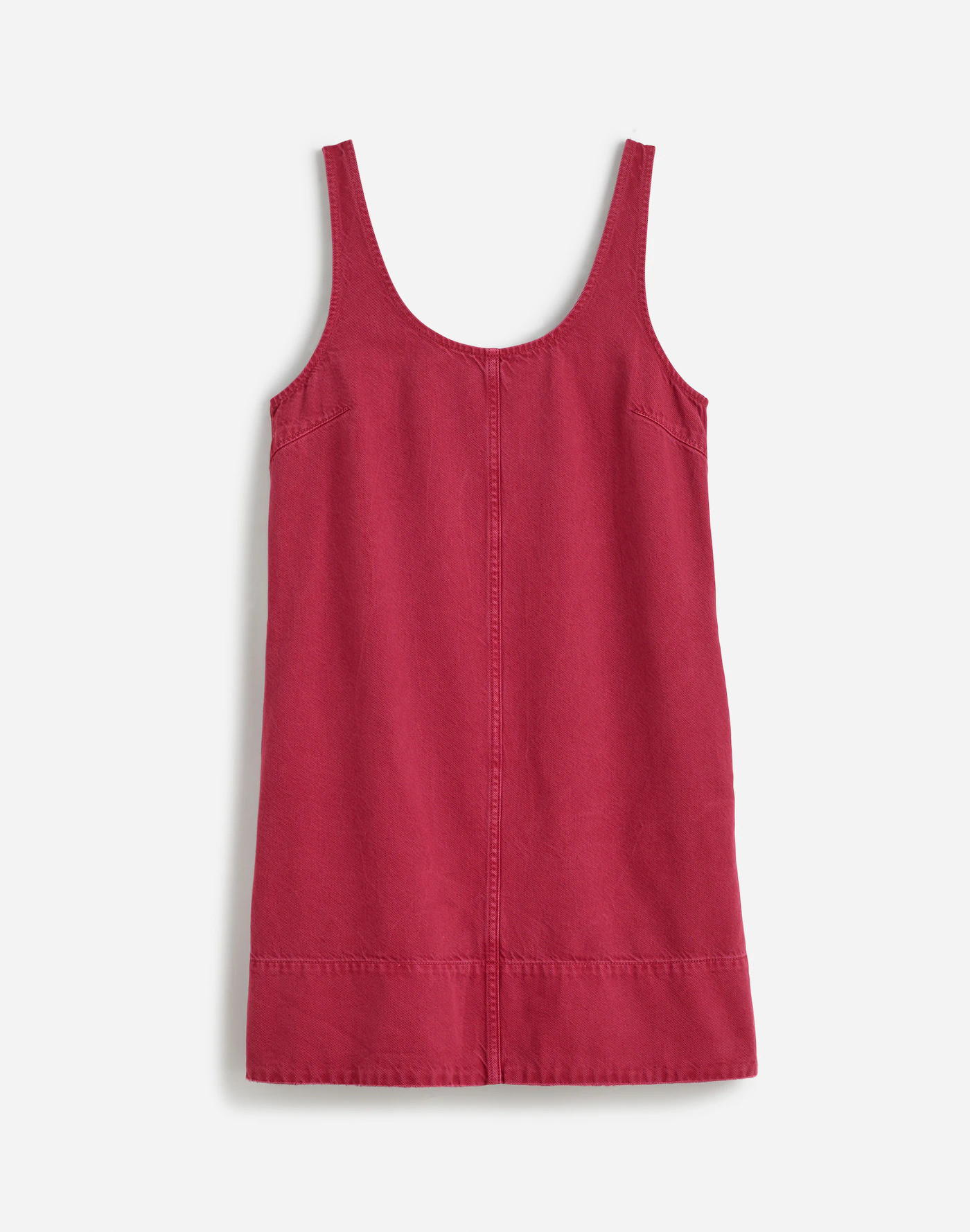 Garment-Dyed Denim Scoopneck Mini Dress | Madewell