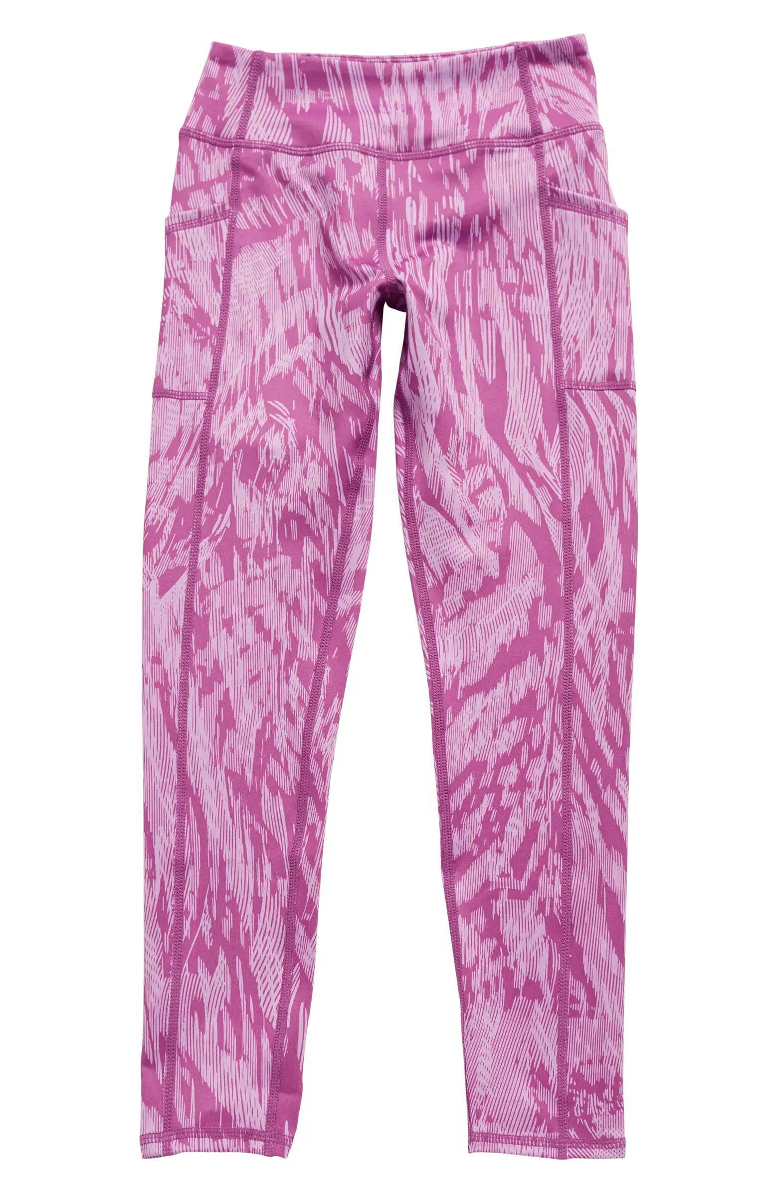 Z by Zella Girl Kids' Z by Zella Girl High Waist Printed Pocket Leggings | Nordstromrack | Nordstrom Rack