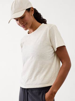 Essential Slub Tee | Athleta