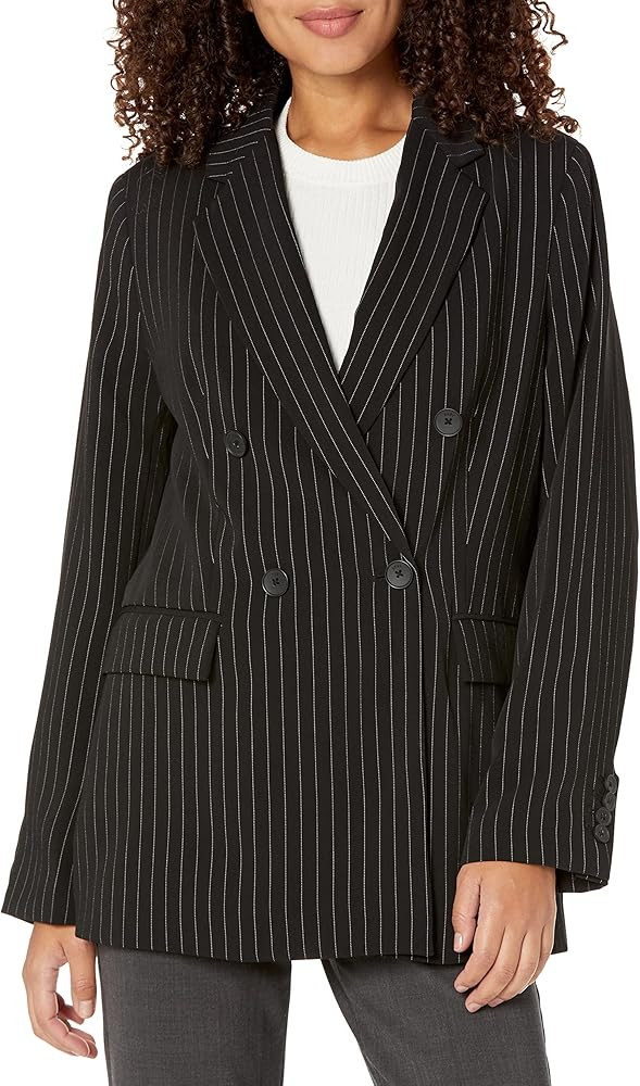 DKNY Women's Double-Breasted Oversized Everyday Blazer | Amazon (US)