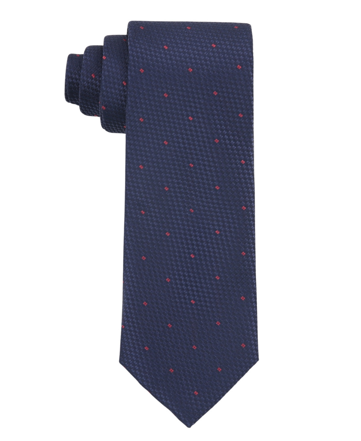 Tom Baine Men's Classic Tie - Navy/Red | Macy's